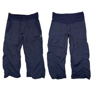 Lululemon Dance‎ Studio Crop II *Unlined 20" Blue Size 4